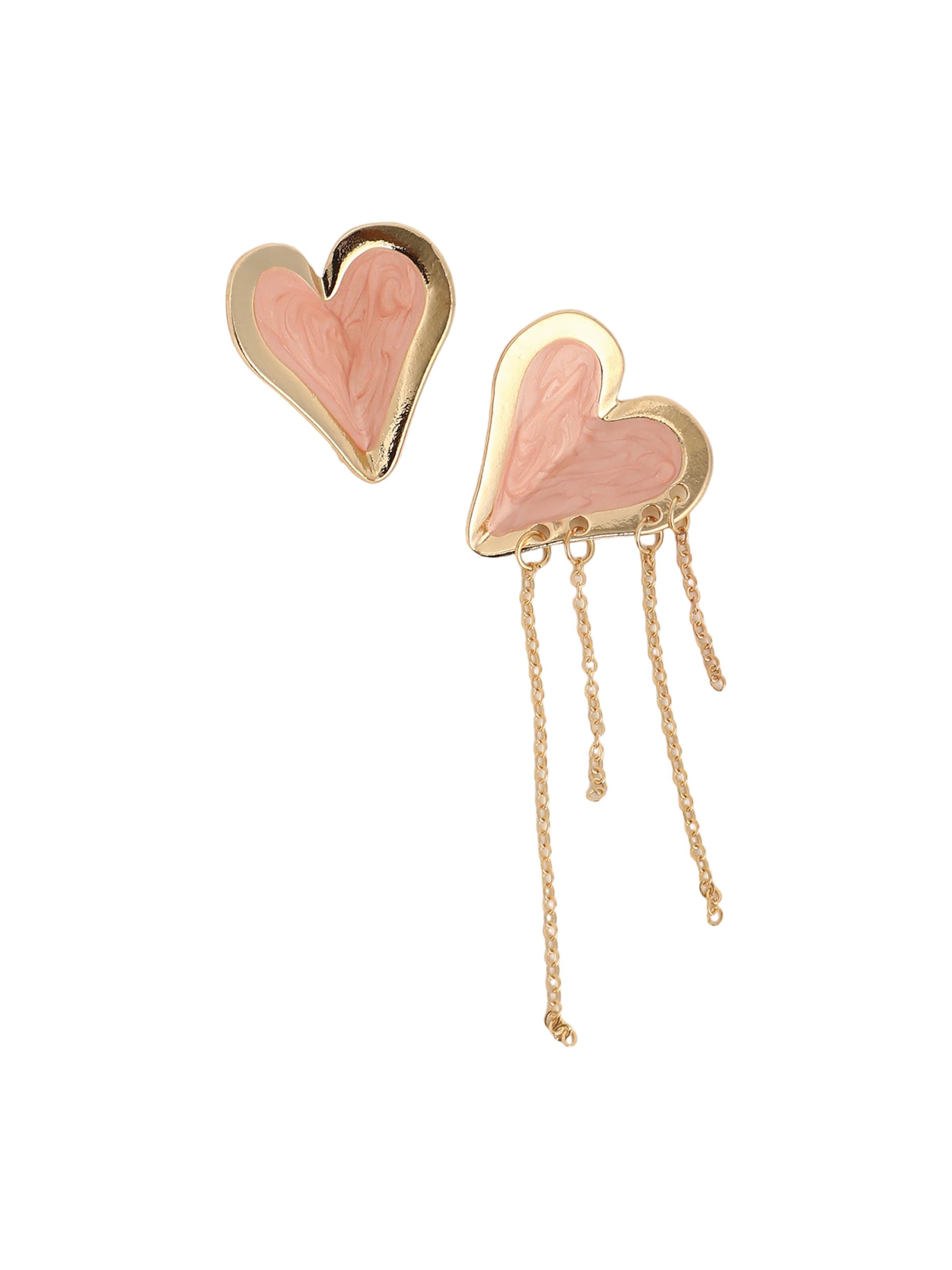 SOHI Náušnice ' Orla ' - Ružová: predná strana