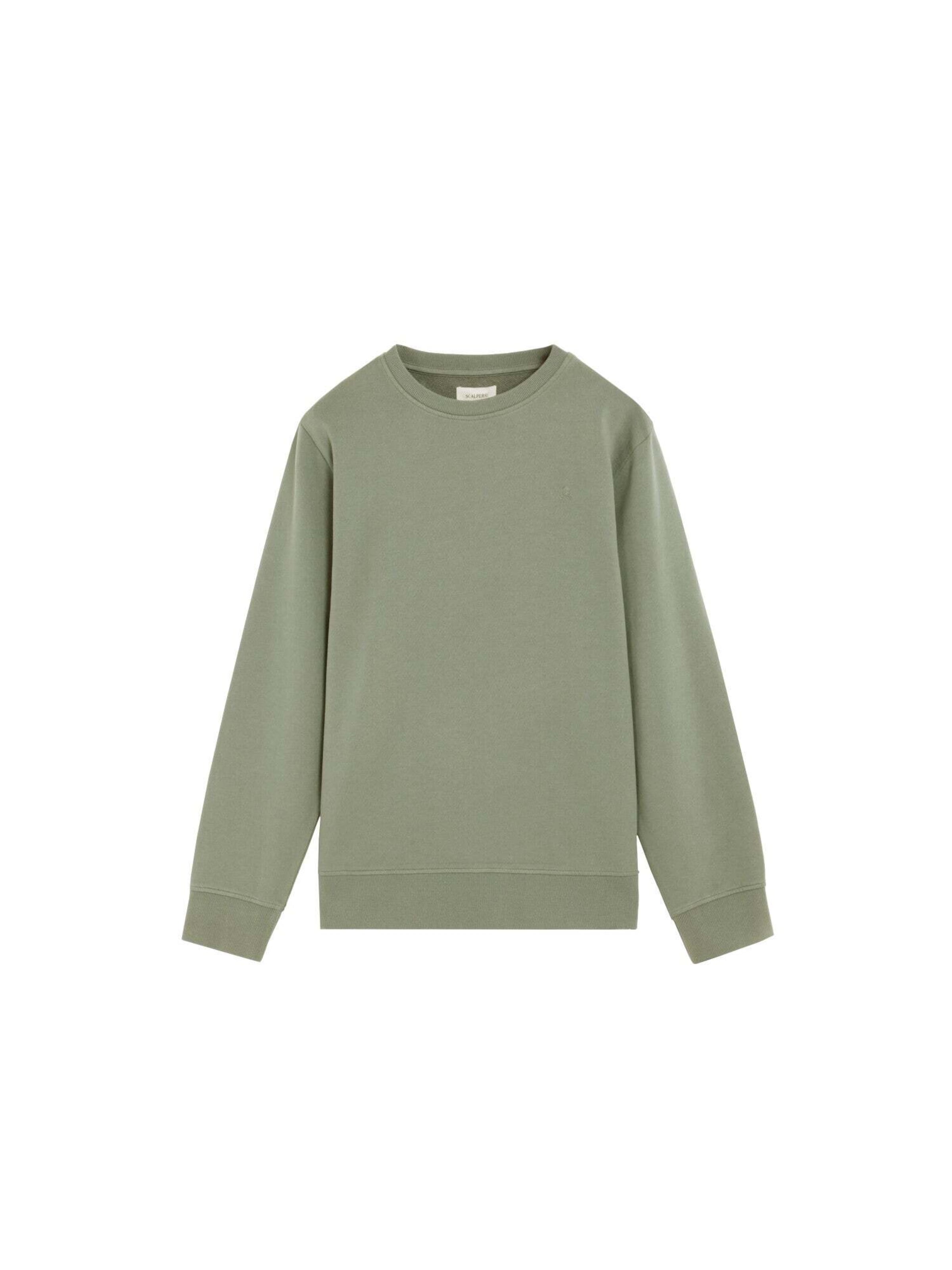 Scalpers Sweatshirt ' ' in Groen: voorkant