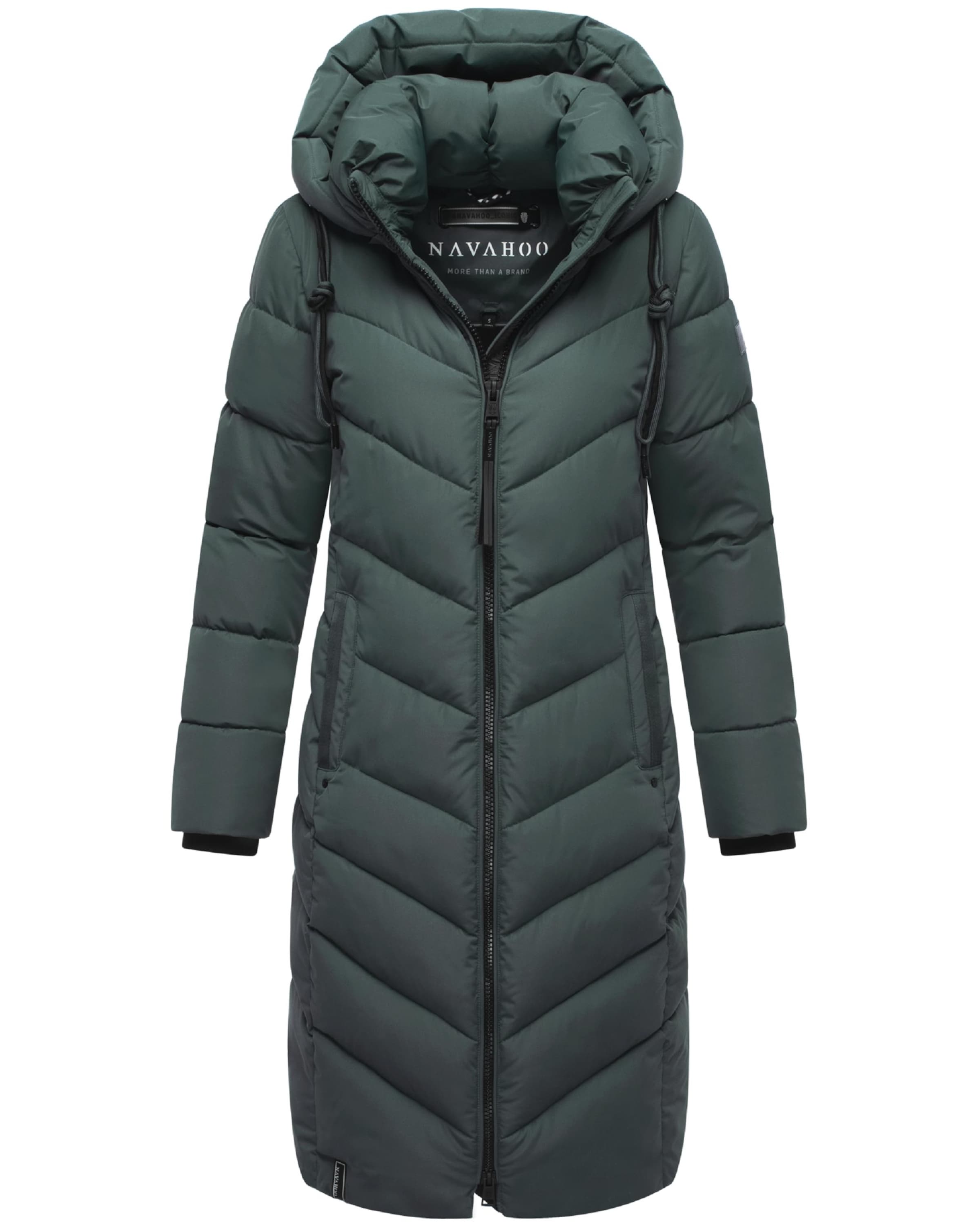 NAVAHOO Winter Coat 'Sahnekatzii XIV' in Green