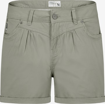 Urban Surface Trousers in Green: front