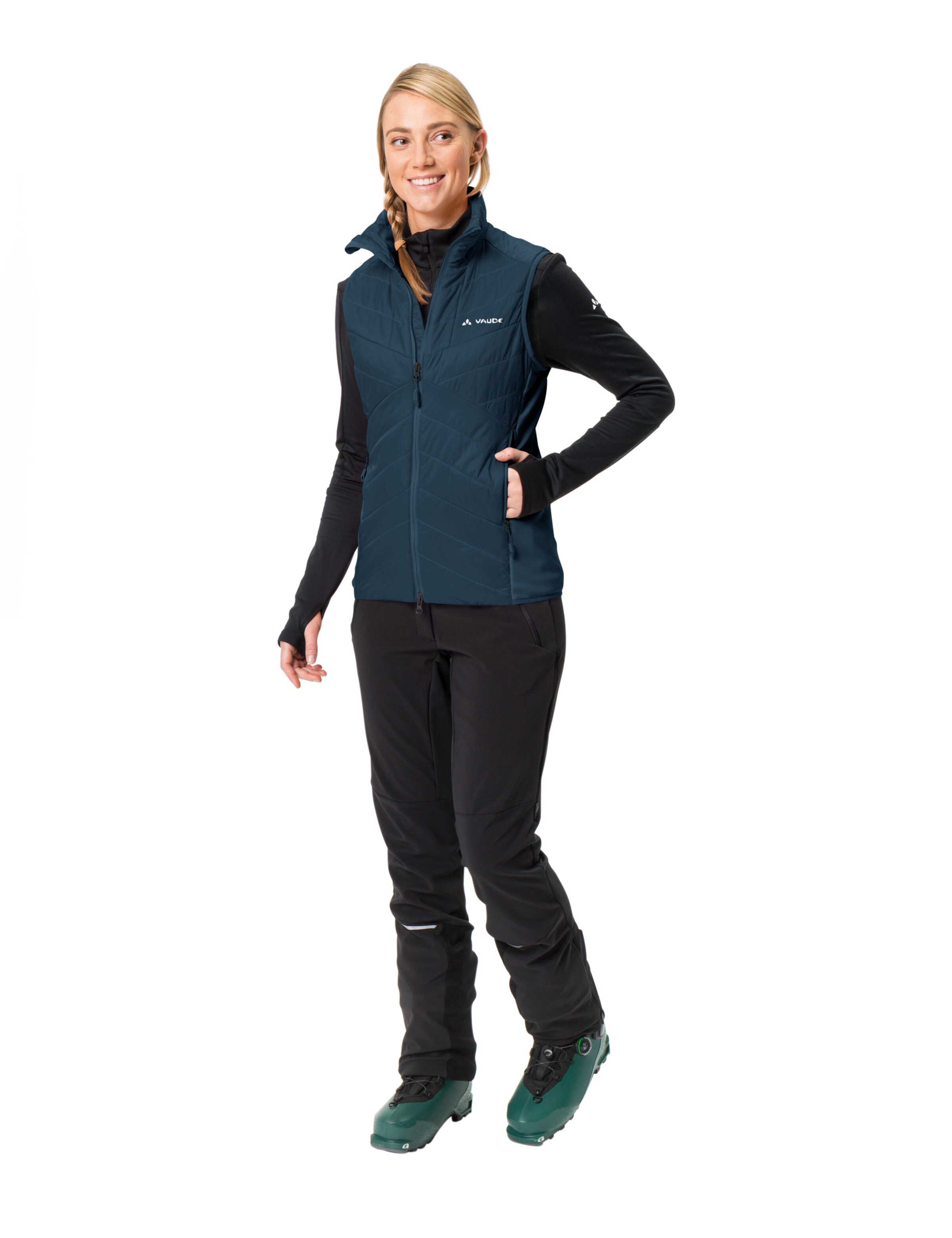 VAUDE Sports vest 'Sesvenna' in Blue