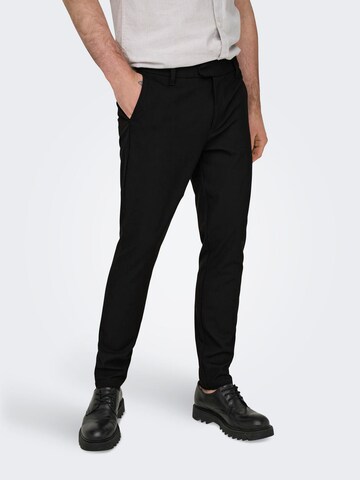 Only & Sons - Slimfit Pantalón chino 'ONSBrad' en negro