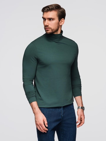 Ombre Shirt in Groen: voorkant