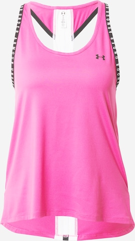 UNDER ARMOUR Sportovní top – pink: přední strana