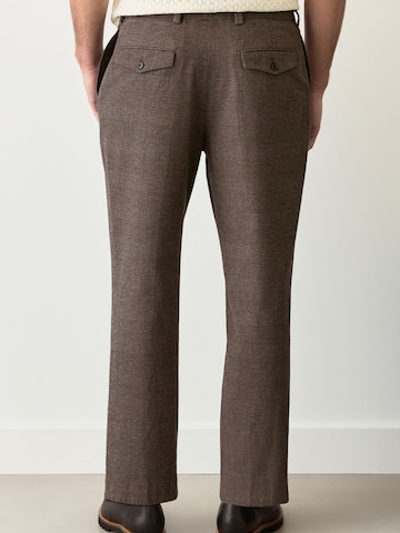 Next Loosefit Bandplooibroek in Bruin