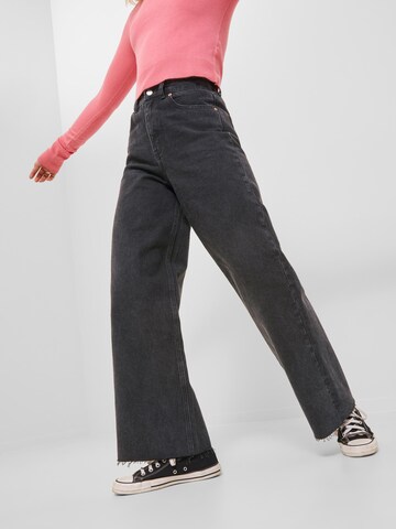 JJXX Wide leg Jeans 'Tokyo' in Zwart