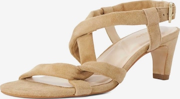 Sandales Dune LONDON en gris : devant