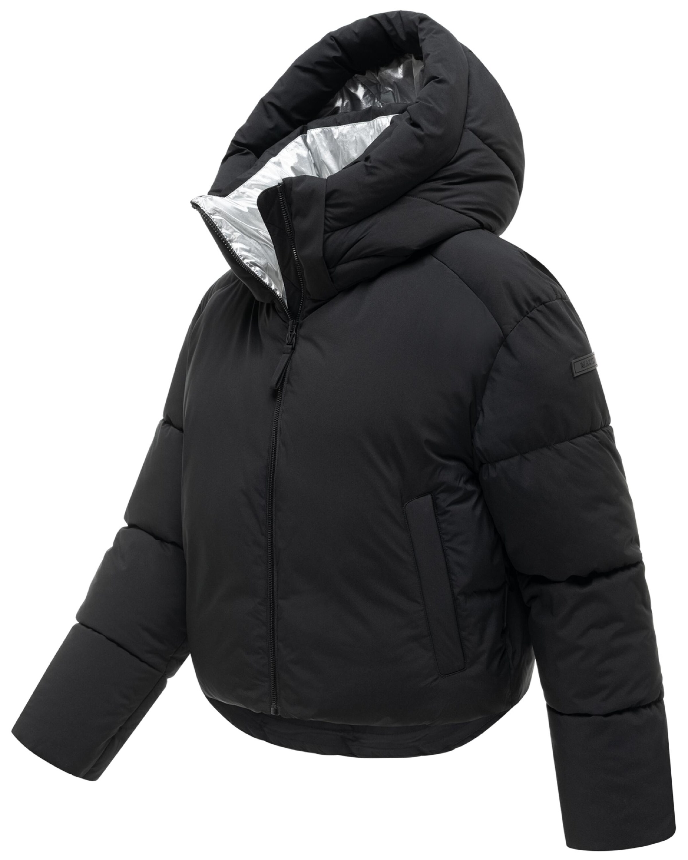 MARIKOO Winterjas 'Zilvaa 16' in Zwart