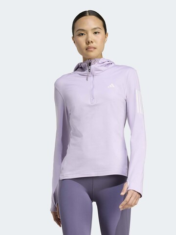 ADIDAS PERFORMANCE Performance Shirt 'Own The Run' in Purple: front