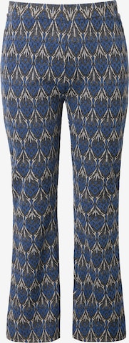 Studio Untold Flared Trousers in Blue: front
