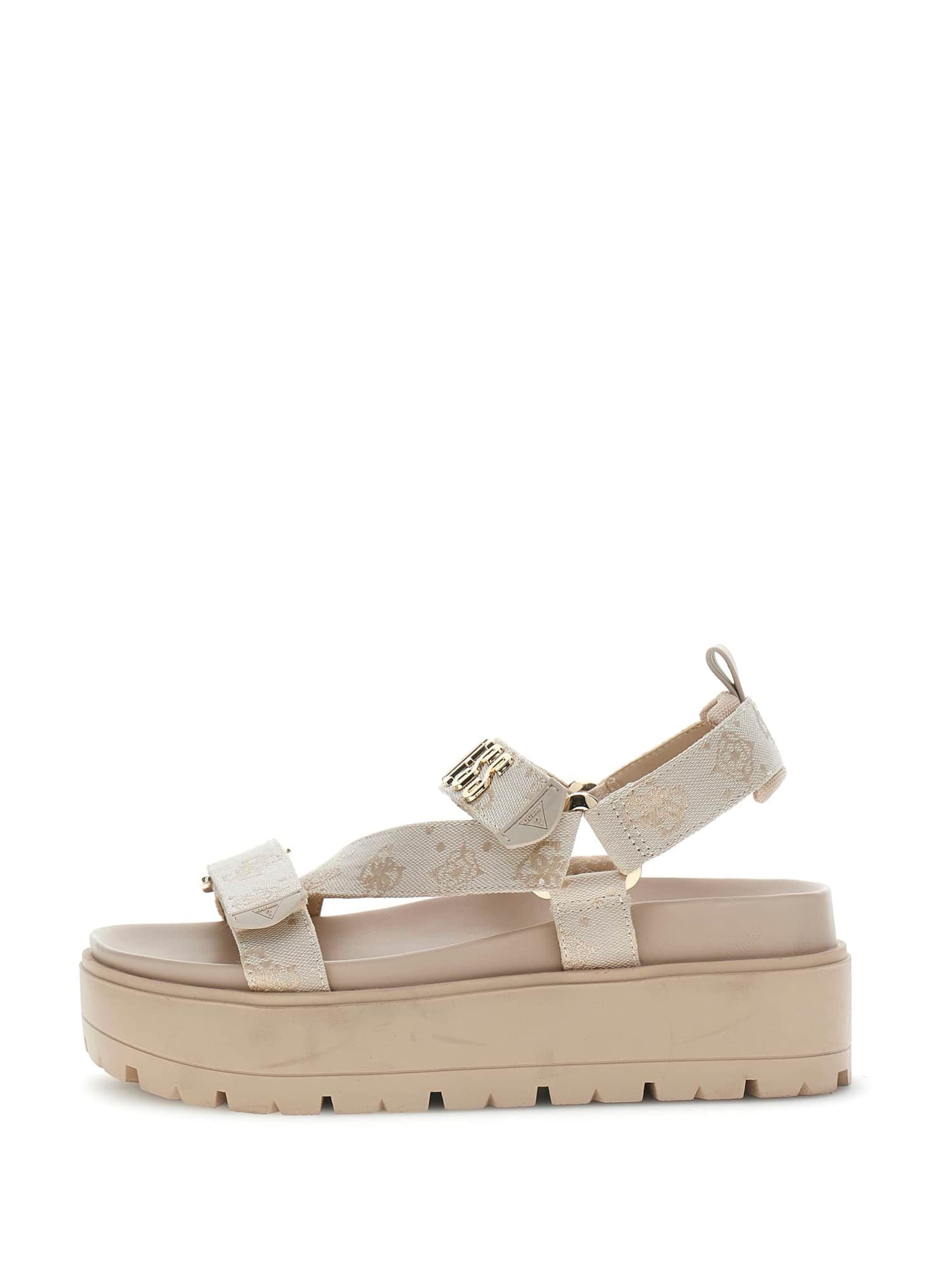 GUESS Sandals 'Fetta' in Beige: front