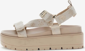 GUESS Sandals 'Fetta' in Beige: front