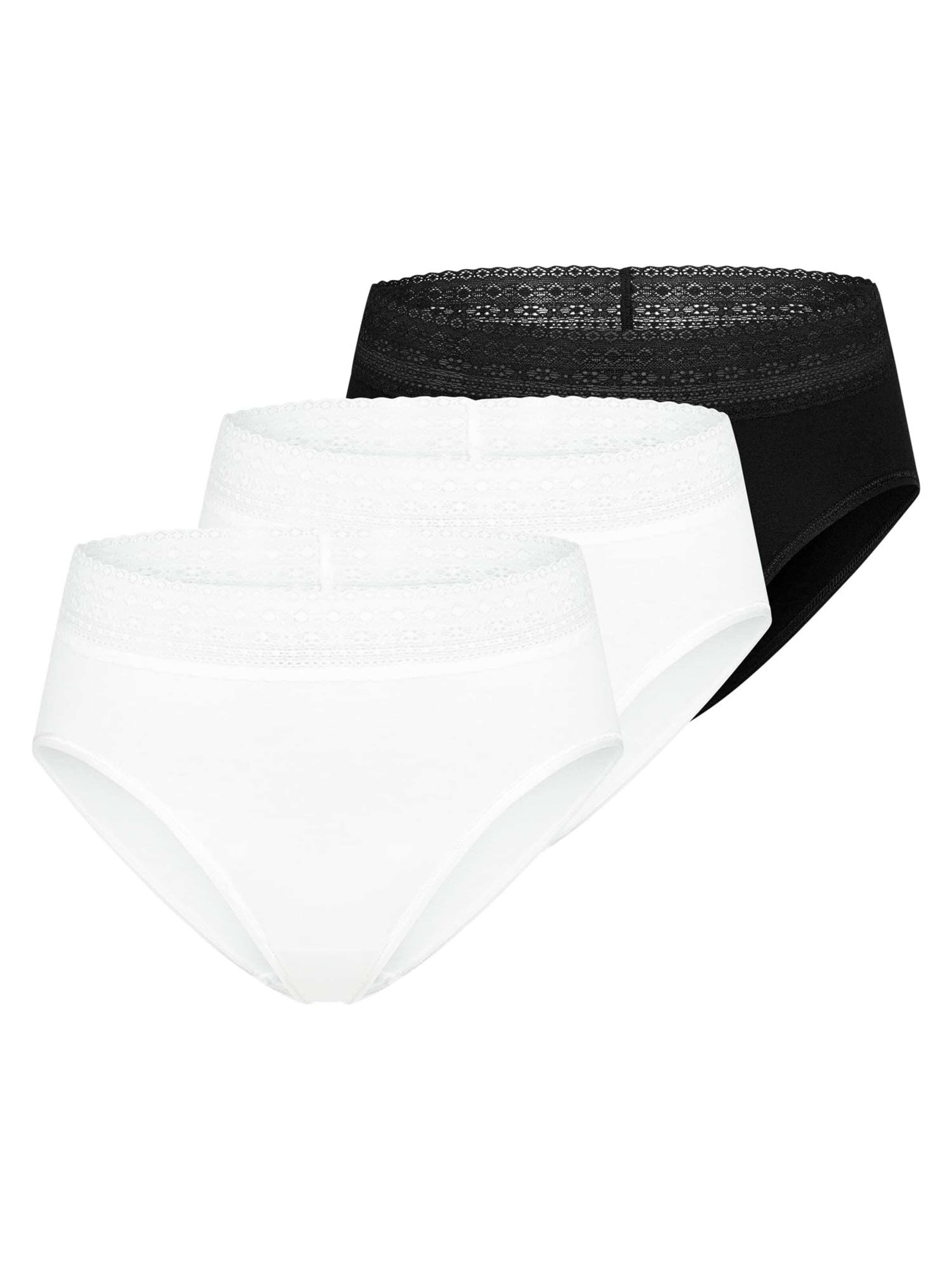 Mey Panty 'Modal Lace' in Silver: front
