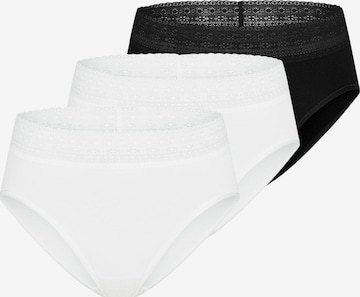 Mey Panty 'Modal Lace' in Silver: front