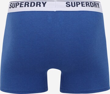 Boxeri de la Superdry pe albastru