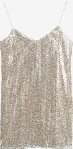 Superdry Cocktail Dress in Silver: front