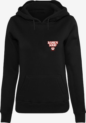 Mister Tee Sweatshirt 'Ramen Soup' in Schwarz: predná strana