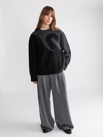 Pull-over oversize 'Lani' Yahmo en gris