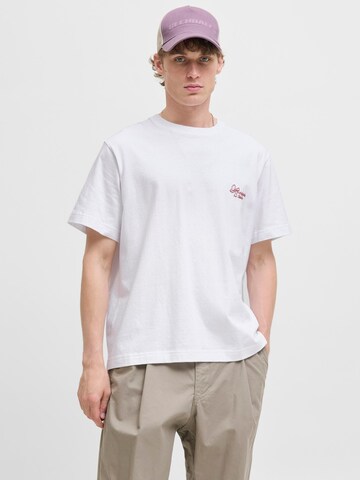 JACK & JONES Shirt in White: front