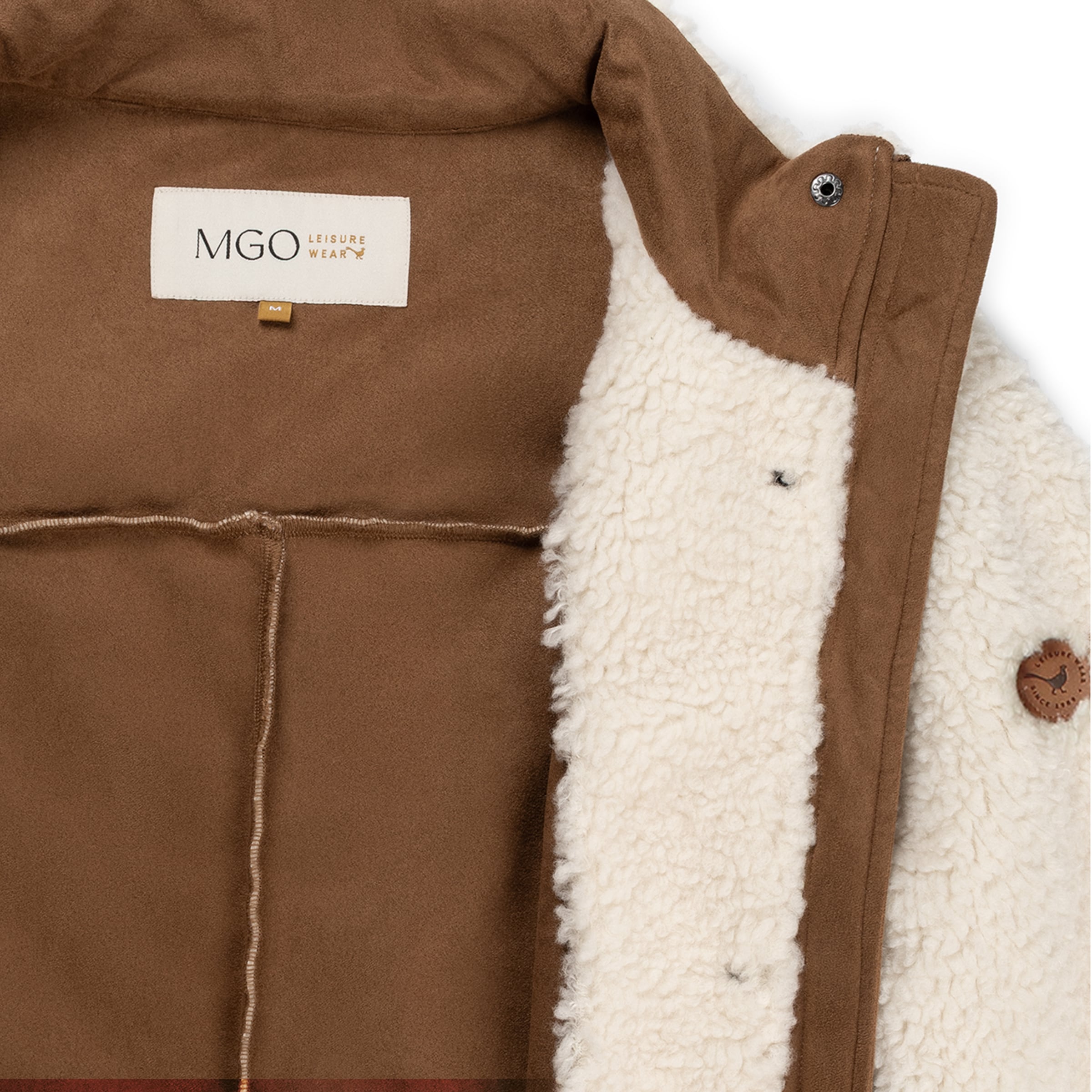 MGO Between-Seasons Coat 'River' in White