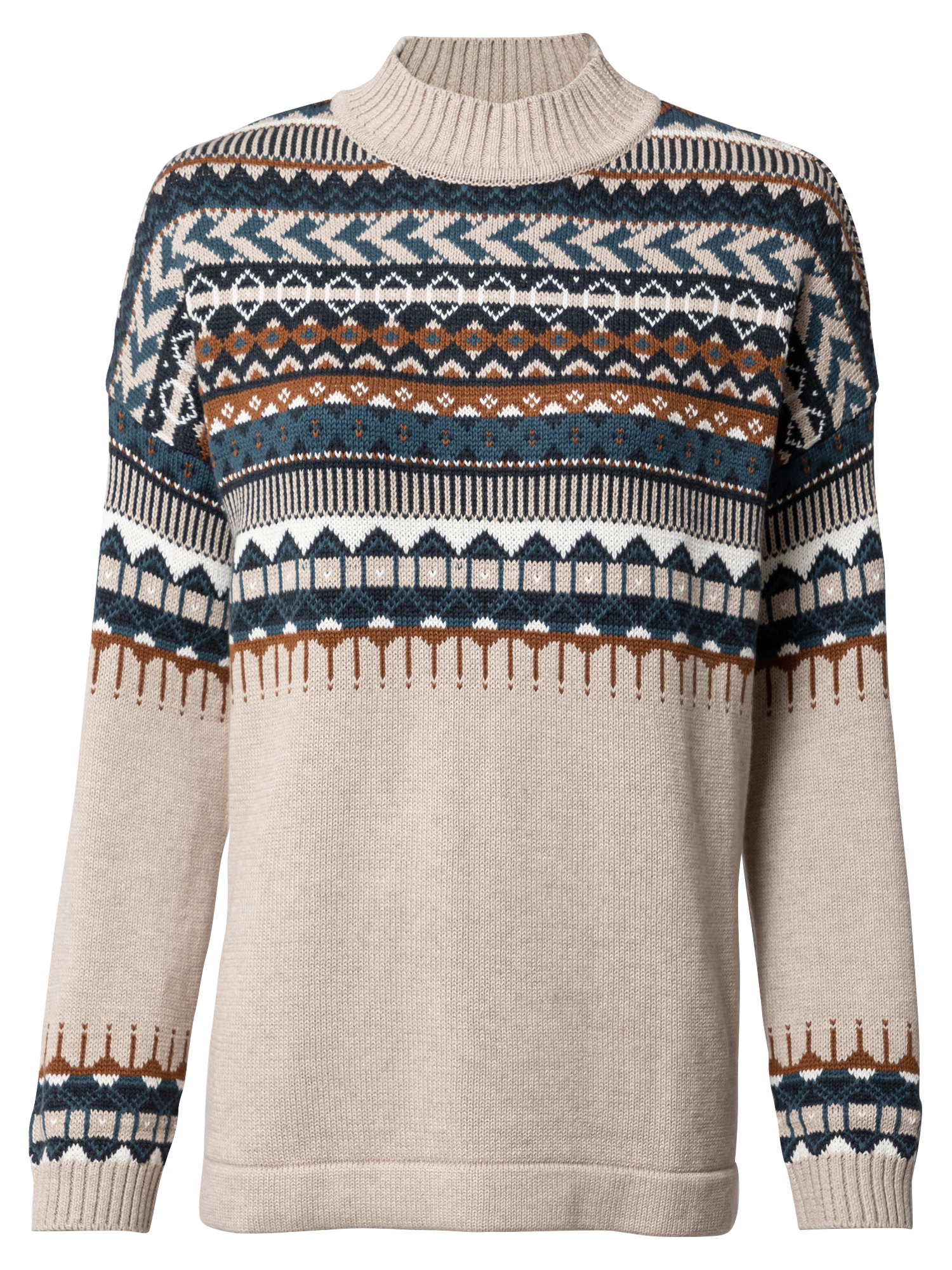 Taglie comode x45XR Thought Pullover DELILAH in Camello 