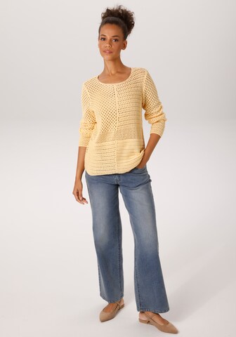 Aniston CASUAL Sweater in Yellow