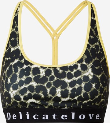 DELICATELOVE Bralette Sports Bra 'Shiva' in Black: front