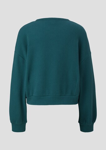 QS Sweatshirt in Green: back