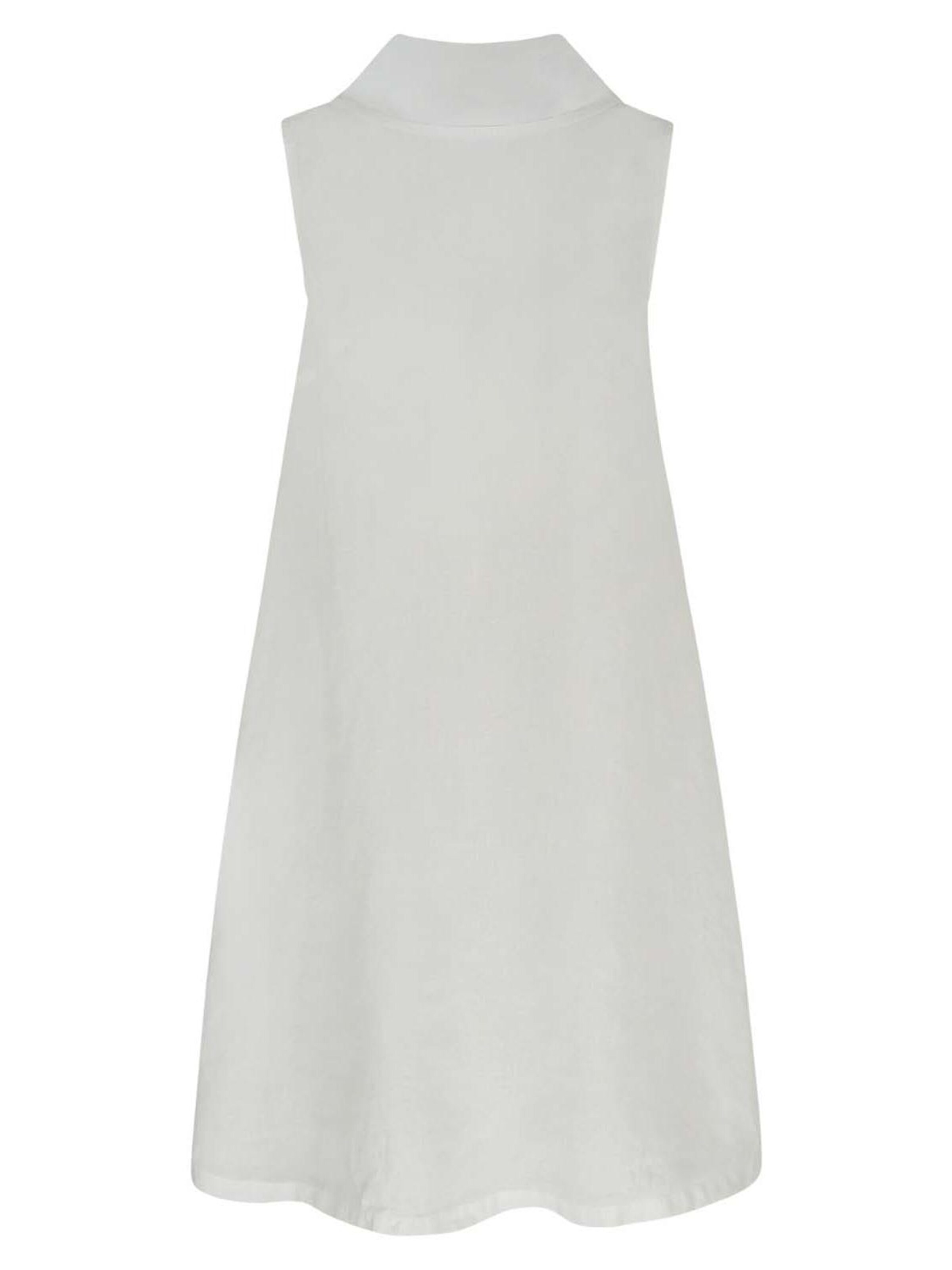 Haris Cotton Jurk in Wit