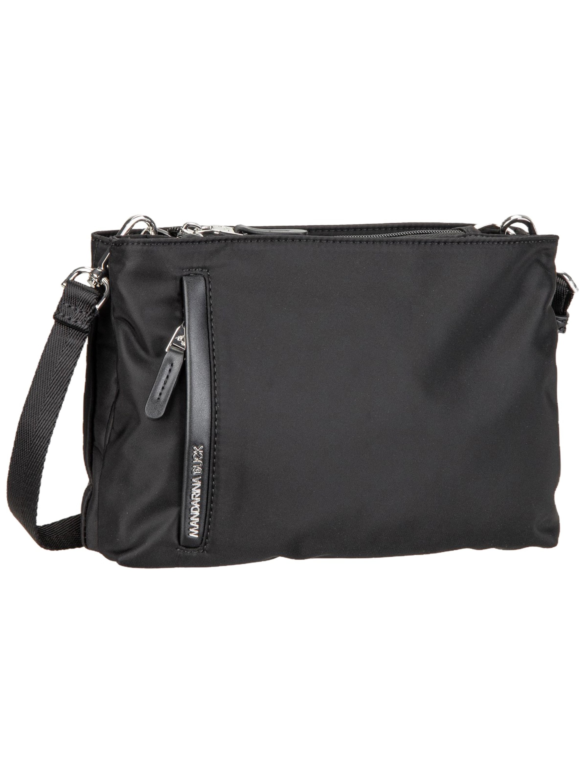 MANDARINA DUCK Crossbody Bag 'Hunter' in Black: front