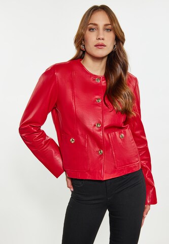 Veste mi-saison faina en rouge : devant