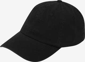 Șapcă de la Samsøe Samsøe pe negru: față