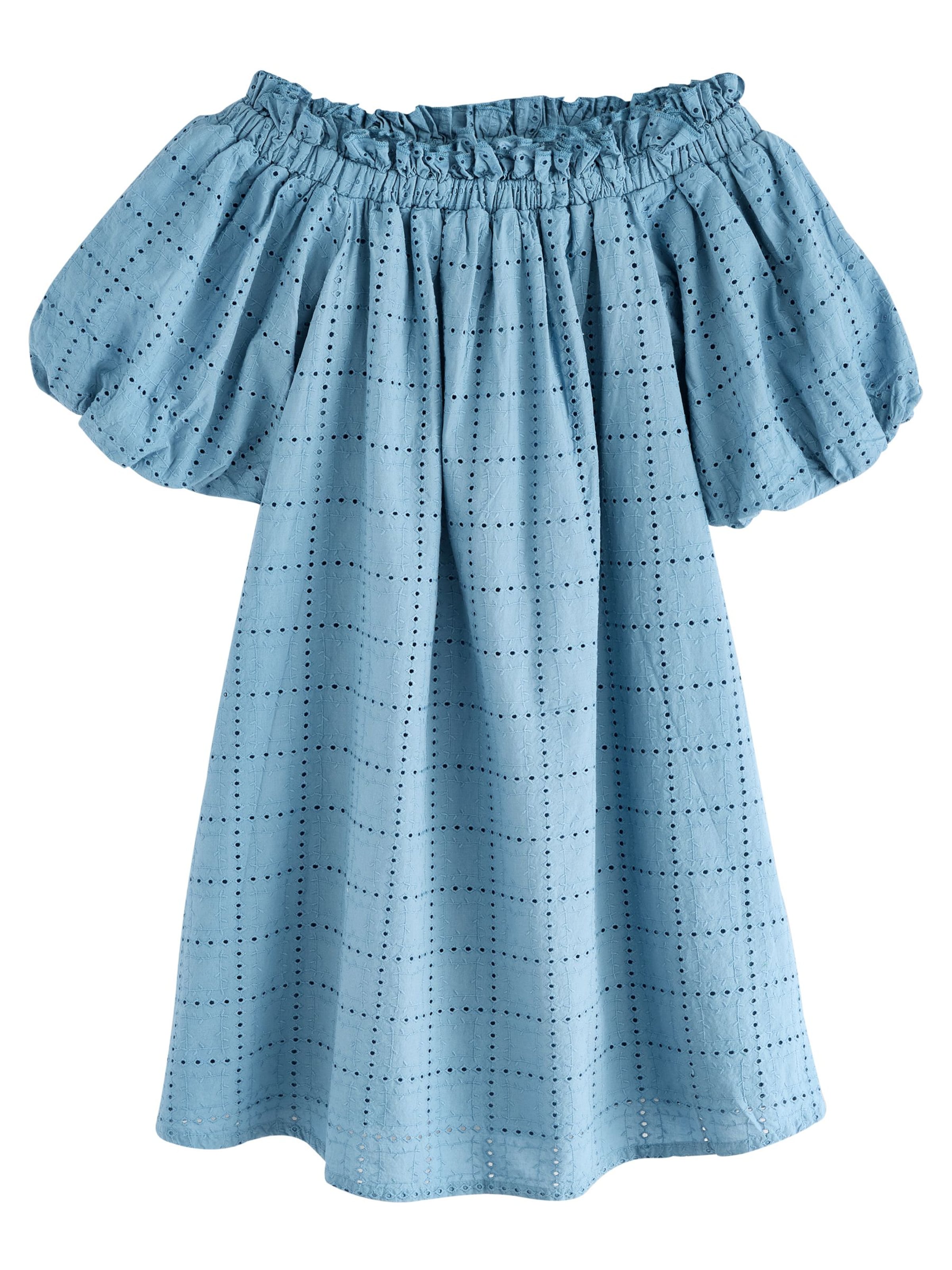 mėlyna Next Vasarinė suknelė: priekis