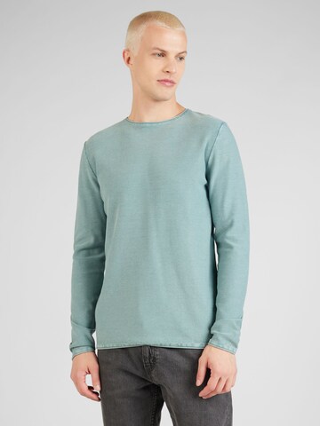 Pull-over QS en vert : devant