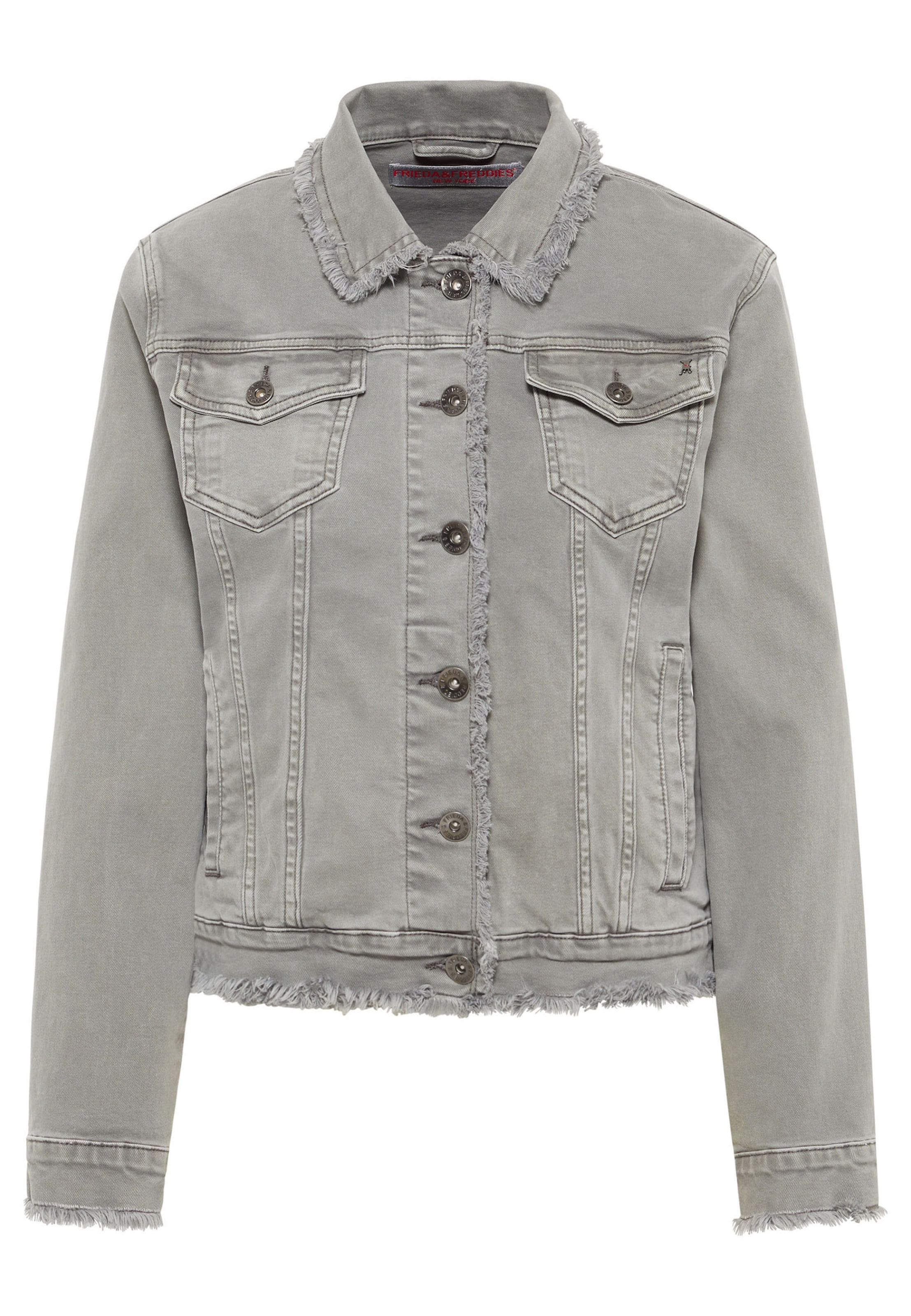 Frieda & Freddies NY Jacke in Grau: Vorderseite