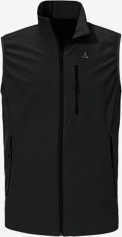 Gilet sportivo 'Martinau' di Schöffel in nero: frontale