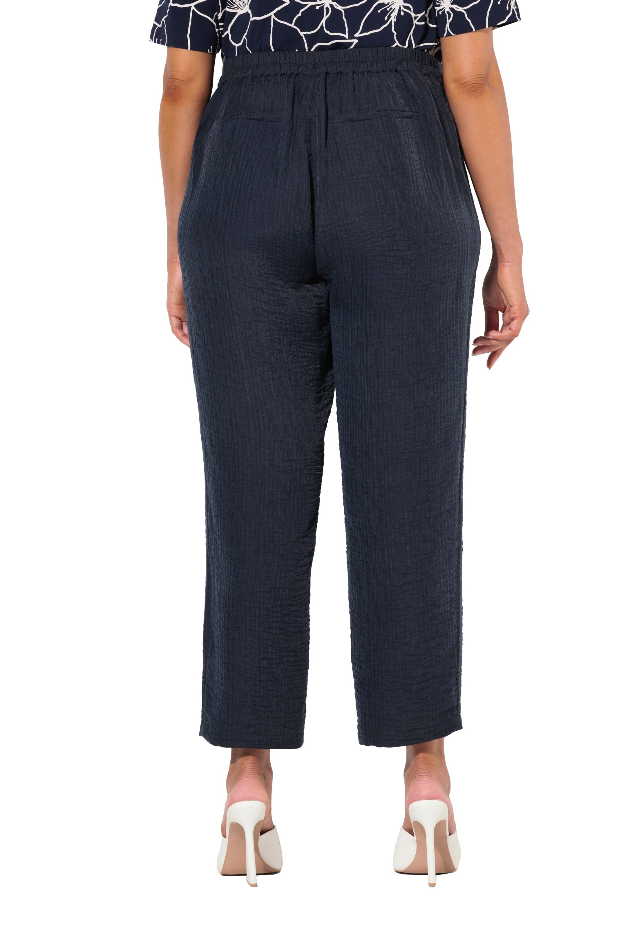 Ulla Popken Loosefit Broek in Blauw