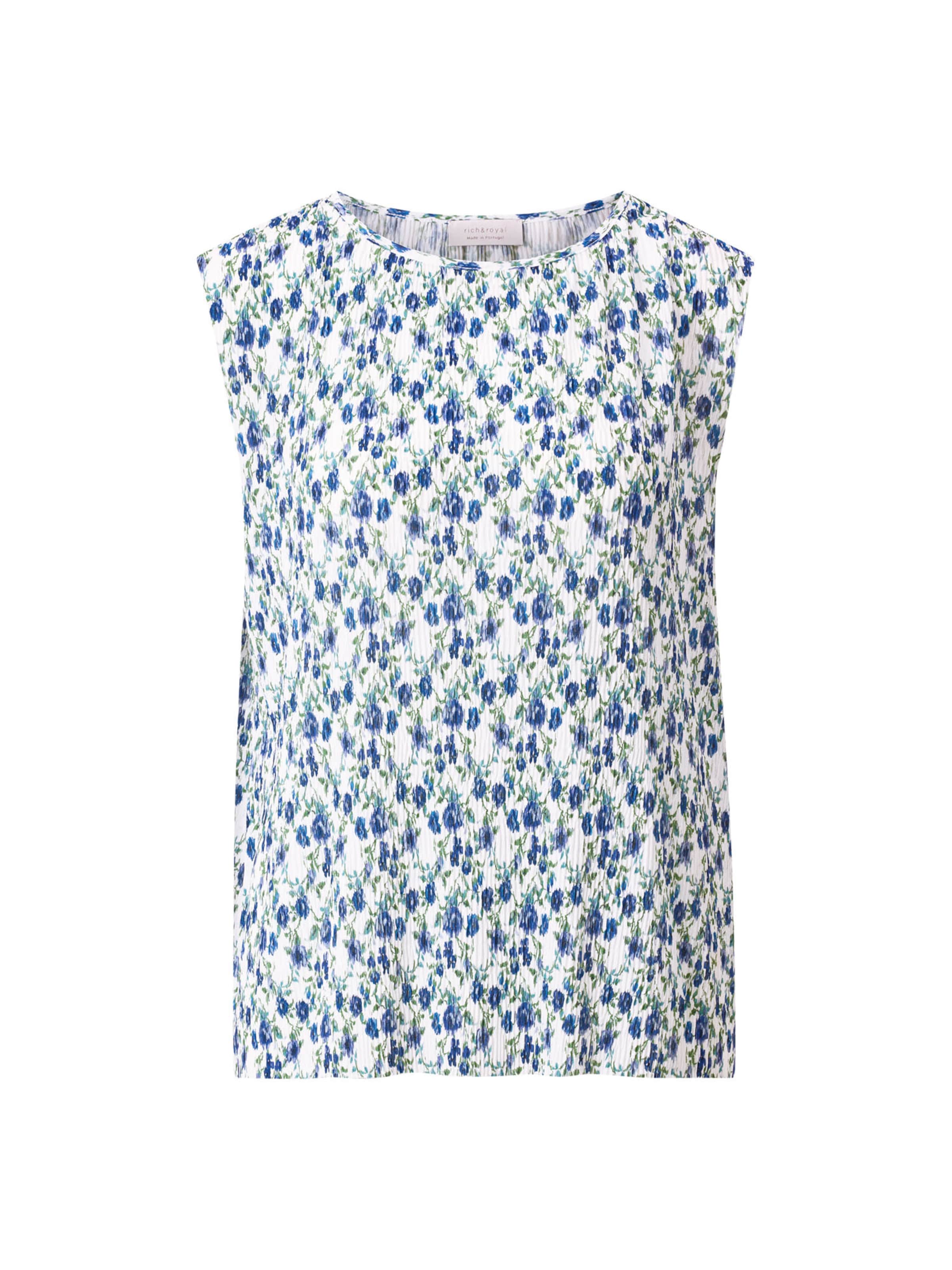 Rich & Royal Tričko – modrá: přední strana