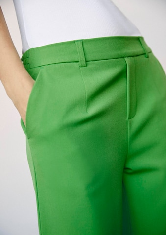 OBJECT Wide leg Pants 'Lisa' in Green