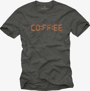 MAKAYA Shirt in Grau: Vorderseite