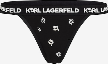 Karl Lagerfeld String 'Ikonik' i sort: forside