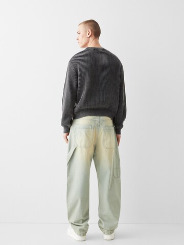 Bershka Pullover in Grau