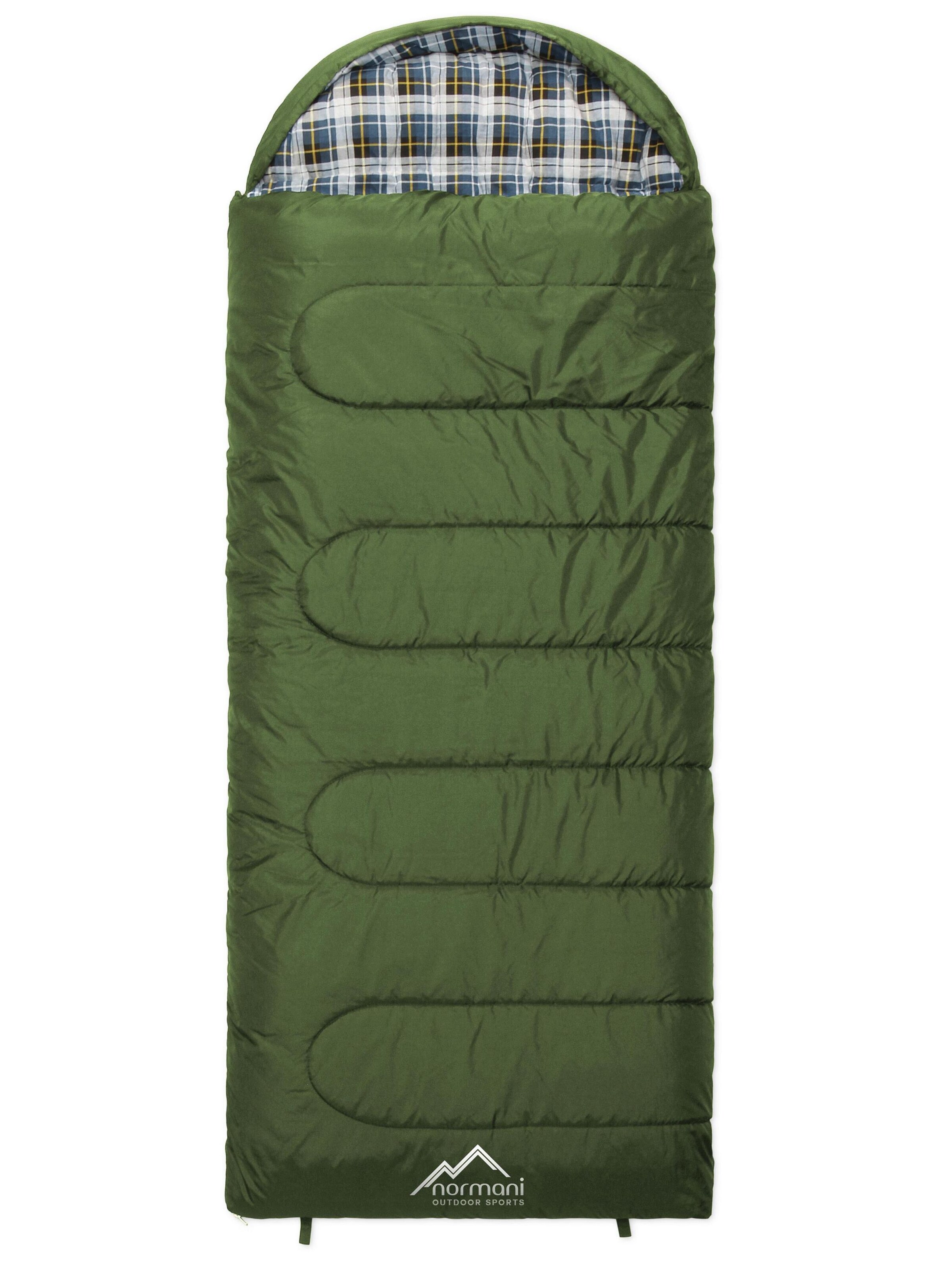 normani Slaapzak 'Antarctica' in Groen: voorkant