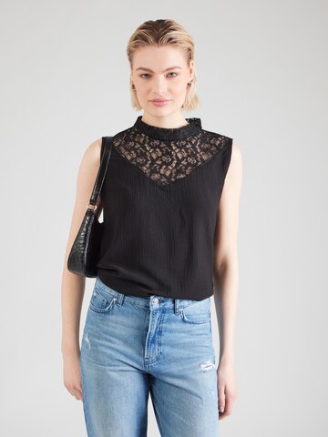 Hailys - Blusa 'Me44lina' em preto: frente