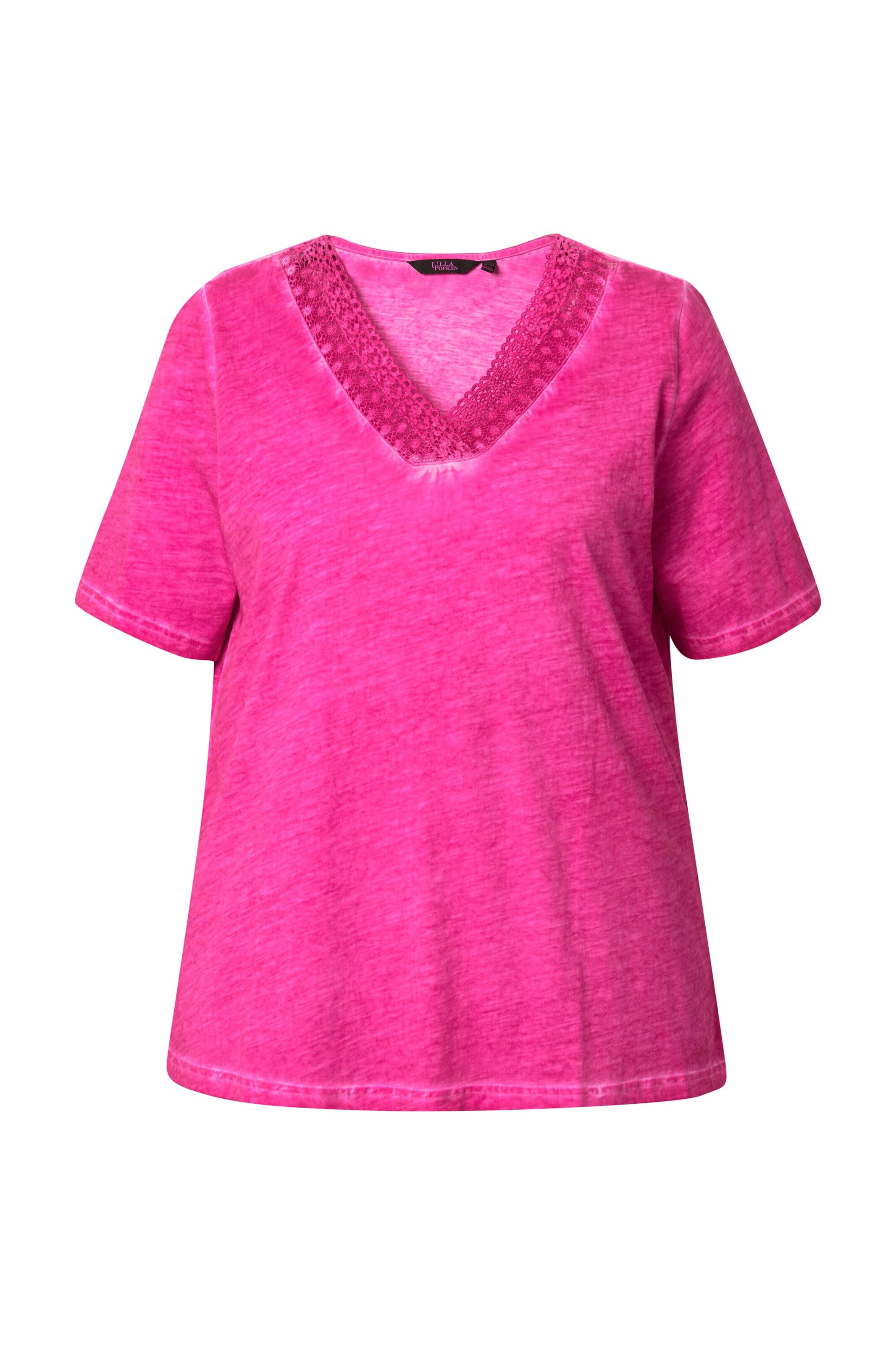Ulla Popken Shirt in Roze: voorkant