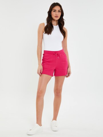 Threadbare Regular Broek 'Spencer' in Roze