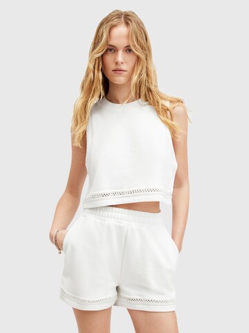 AllSaints Top 'EWELINA' (GOTS) in Weiß: Vorderseite