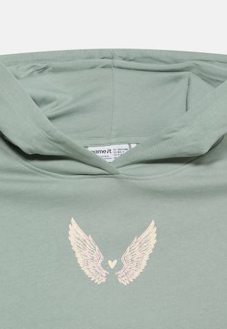 NAME IT Sweatshirt 'NKFLOTUSE' in Green