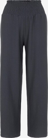 PIECES - Perna larga Calças 'Curli' em azul: frente