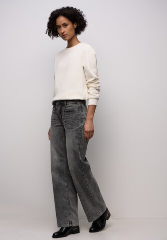 STREET ONE Wide Leg Jeans in Grau
